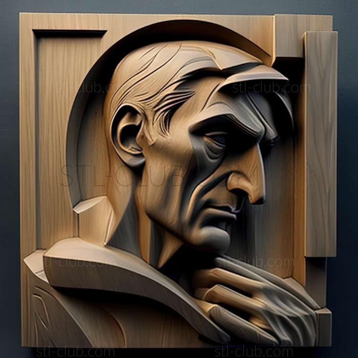 3D model Franz Marc (STL)